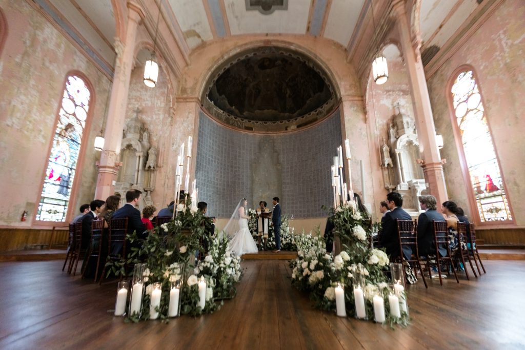 Multi-cultural wedding ceremony at Hotel Peter & Paul Church in New Orleans